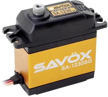 Savöx štandardné servo SA-1230SG digitálne servo Materiál prevodovky: kov Zásuvný systém: JR