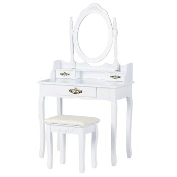 Toaletný stolík s taburetom Amelia dressing table 