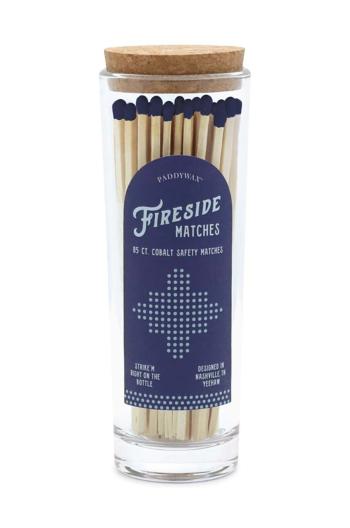 Zápalky v sklenenej nádobe Paddywax Fireside Safety Matches 85-pack