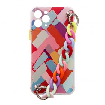 MG Color Chain silikónový kryt na iPhone 7/8/SE 2020, multicolor