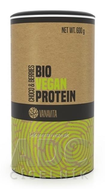VanaVita BIO VEGAN PROTEIN choco & berries, proteínový nápoj 1x600 g