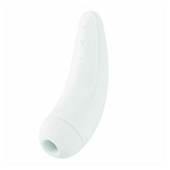 SATISFYER Curvy 2+ White vibrátor na stimuláciu klitorisu