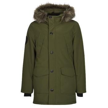 Superdry  EVEREST FAUX FUR HOODED PARKA  Parky Kaki