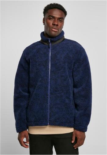 Urban Classics AOP Sherpa Jacket darkbluedamast - 5XL