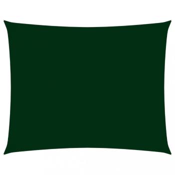 Tieniaca plachta obdĺžniková 2 x 3 m oxfordská látka Dekorhome Tmavo zelená