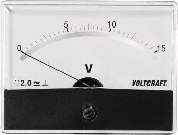VOLTCRAFT AM-86X65/15V/DC Vstavané meracie zariadenie AM-86X65 / 15V / DC   otočná cievka