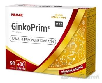 WALMARK GinkoPrim MAX PROMO 2022, 90+30 tbl navyše