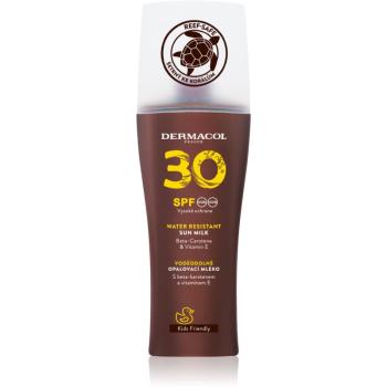 Dermacol Sun Water Resistant vodeodolné mlieko na opaľovanie v spreji SPF 30 200 ml