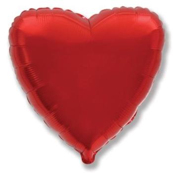 Fólia na balóniky 45 cm Srdce červené - Flexmetal