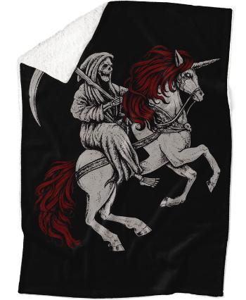 Deka Gothic unicorn (Podšitie baránkom: ÁNO)