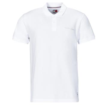 Tommy Jeans  TJM REG CLASSIC POLO  Polokošele s krátkym rukávom Biela