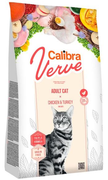 Calibra Cat Verve GF Adult Chicken & Turkey granule pre dospelé mačky 750g