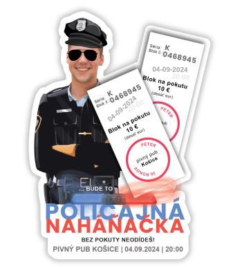 Personal Personalizované pozvánky 6 ks - Policajná oslava