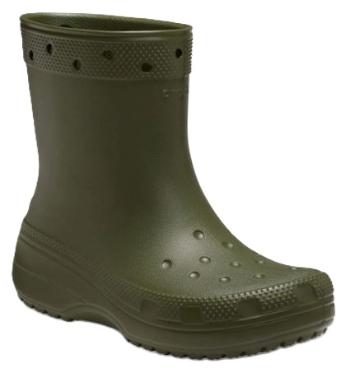 Crocs čižmy classic rain boot army green - 39-40