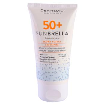 Dermedic Sunbrella ochranný krém pre mastnú a zmiešanú pleť SPF 50+ 50 g