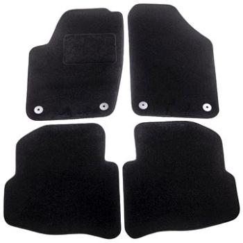 ACI textilné koberce pre ŠKODA Fabia 99 – 04  čierne (pre guľaté príchytky) súprava 4 ks (7625X62)