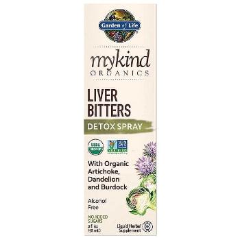 Garden of Life Mykind Organics Liver Bitters Detox Spray – Detoxikace Jater 58 ml – ve spreji