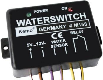 Kemo M158 detektor vody hotový modul 9 V/DC, 12 V/DC