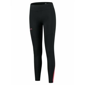 Dámske zateplené bežecké nohavice Rogelli Enjoy čierno-šedo-ružové ROG351108 M