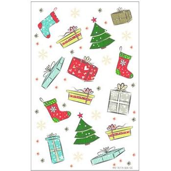 Vianočné etikety, obrázky, 3 hárky (4050498216243)