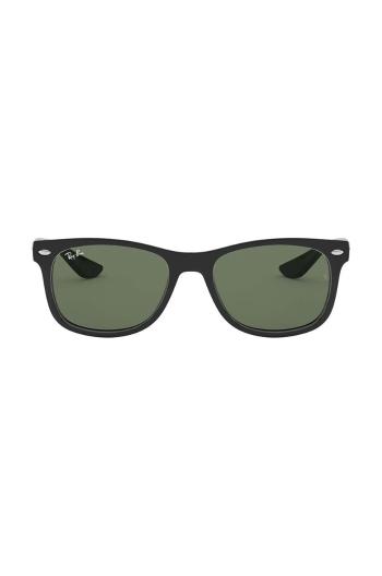 Detské slnečné okuliare Ray-Ban Junior New Wayfarer zelená farba, 0RJ9052S