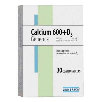 Generica Calcium 600+D3 30 tabliet