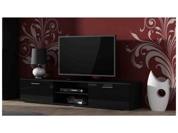 ArtCam TV stolík SOHO 180 cm Farba: Čierna/čierny lesk