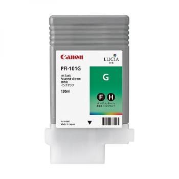 Canon originál ink PFI101G, green, 130ml, 0890B001, Canon iPF-5000, zelená