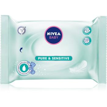 Nivea Baby Pure & Sensitive čistiace utierky 63 ks