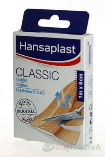 Hansaplast CLASSIC náplasť textilná (6cmx1m) 1ks