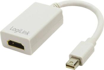 LogiLink CV0036A DisplayPort / HDMI adaptér [1x mini DisplayPort zástrčka - 1x HDMI zásuvka] biela  10.00 cm