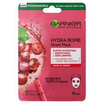 GARNIER Skin Naturals Hydra Bomb Textilná maska s výťažkom z hrozna 28 g