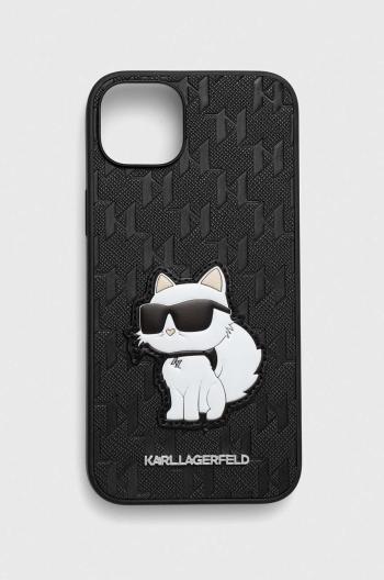 Puzdro na mobil Karl Lagerfeld iPhone 14 Plus 6.7" čierna farba