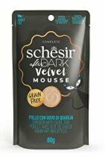 Schesir Mačacia kapsička After Dark Velv.Mousse kuracie/vajíčko80g + Množstevná zľava