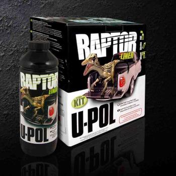 Raptor - čierny tvrdý ochranný náter - SET cierny 0,95 l