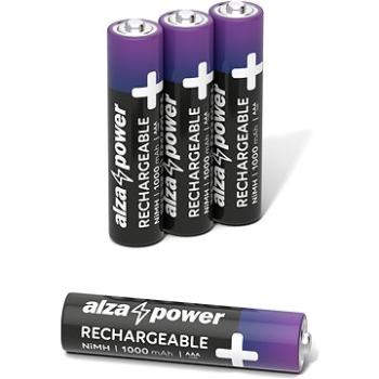 AlzaPower Rechargeable HR03 (AAA) 1 000 mAh 4 ks v eko-boxe (APW-BRAAA4BXV2)