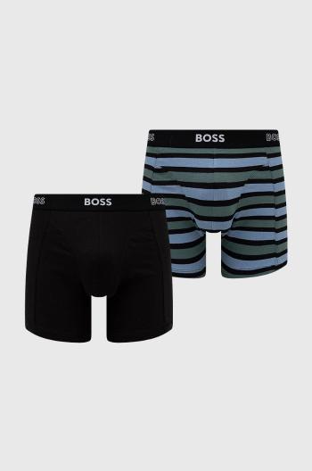 Boxerky BOSS 2 - Pack pánske, čierna farba