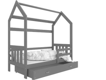 Detská posteľ Ourbaby Filip sivá 160x80 cm