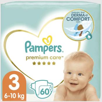 Pampers premium care 3 60ks (6-10kg)