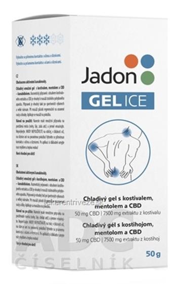 Jadon GEL ICE chladivý gél s kostihojom, mentolom a CBD 1x50 g