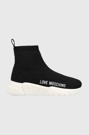 Tenisky Love Moschino čierna farba, JA15343G0GIZ4000