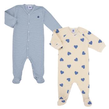 Petit Bateau  TOMTOM LOT PYJAMA X2  Pyžamá Modrá