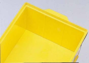 Kappes 6002.00.0252 skladový box Favorit vhodné pre potraviny (š x v x h) 200 x 200 x 350 mm žltá 1 ks