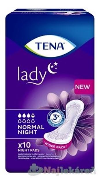 TENA LADY NORMAL NIGHT absorpčné vložky 10ks