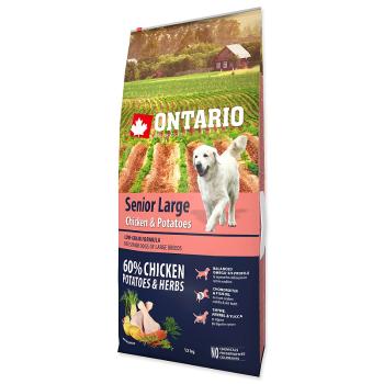 ONTARIO Senior Large Chicken & Potatoes & Herbs 12 kg