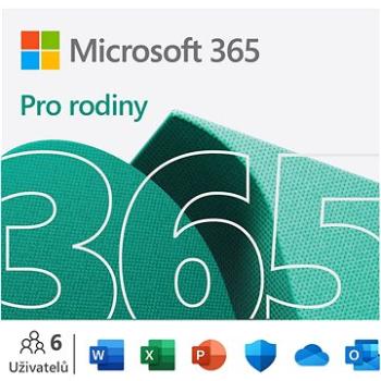 Microsoft 365 pre rodiny CZ (BOX) (6GQ-01550) + ZDARMA Inštalácia na diaľku Alza služby - online instalace