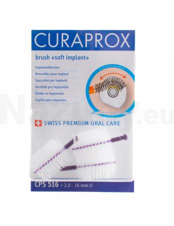 Curaprox Náhradné medzizubné kefky na čistenie implantátov Soft Implant CPS 516 3 ks