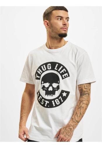 Thug Life B.Skull T-Shir white - XXL