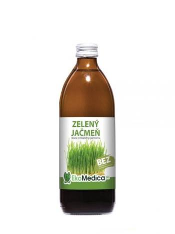 Šťava zo zeleného jačmeňa 100% EKOMEDICA 500 ml