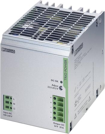 Phoenix Contact TRIO-PS/1AC/24DC/20 sieťový zdroj na montážnu lištu (DIN lištu)  24 V/DC 20 A 480 W 1 x